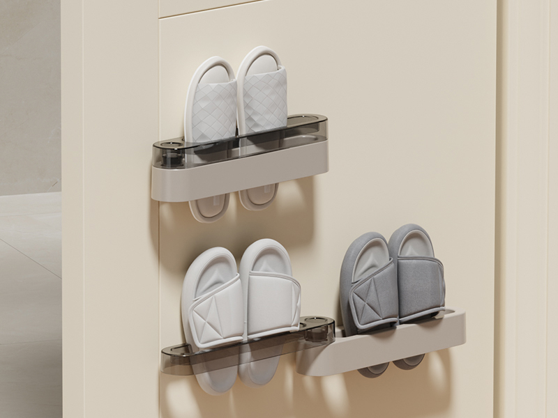 Wall Mounted Rotating Shoe Rack