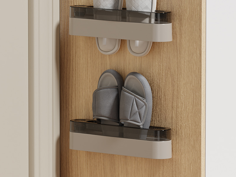 Wall Mounted Rotating Shoe Rack