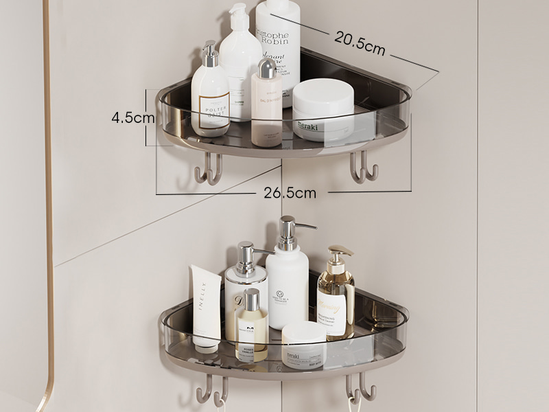 Wall Mounted Triangular Storage Rack
