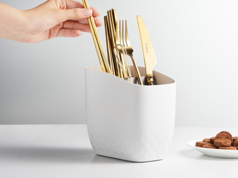 Checkered Pattern Chopstick Cage