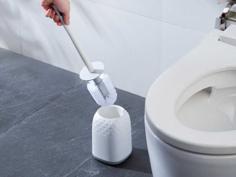 Plaid Pattern Toilet Brush